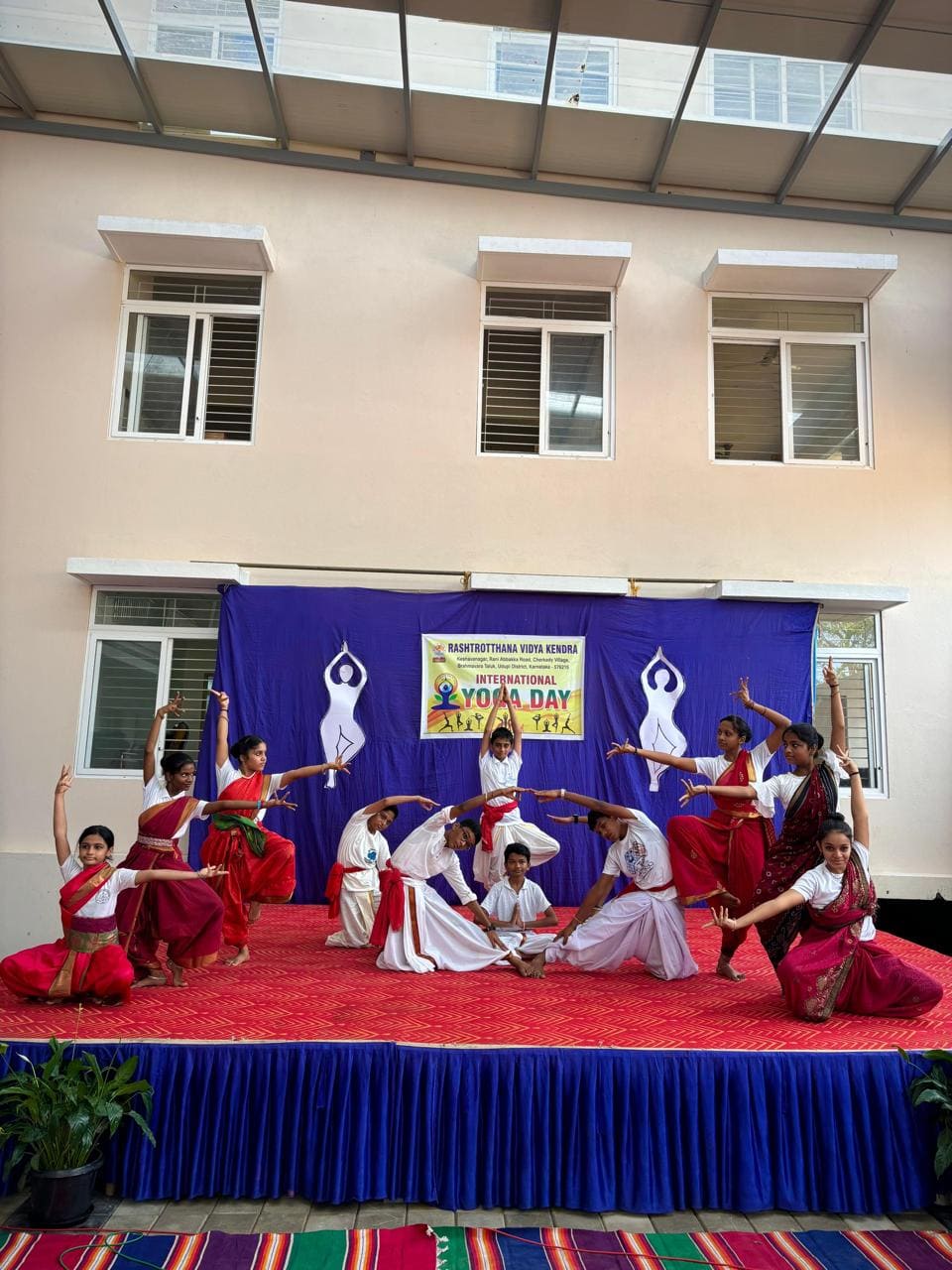 International Yoga Day Celebration in RVK – Udupi, Cherkady (4)