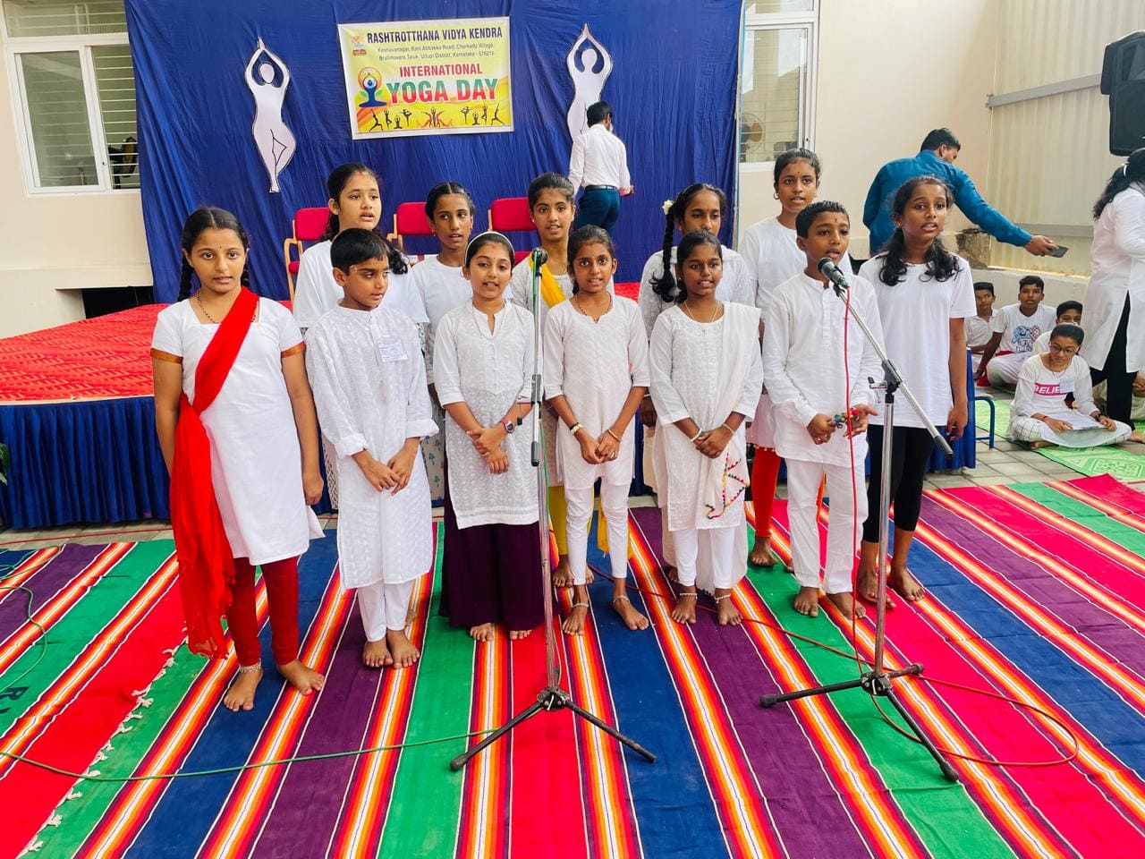 International Yoga Day Celebration in RVK – Udupi, Cherkady (8)
