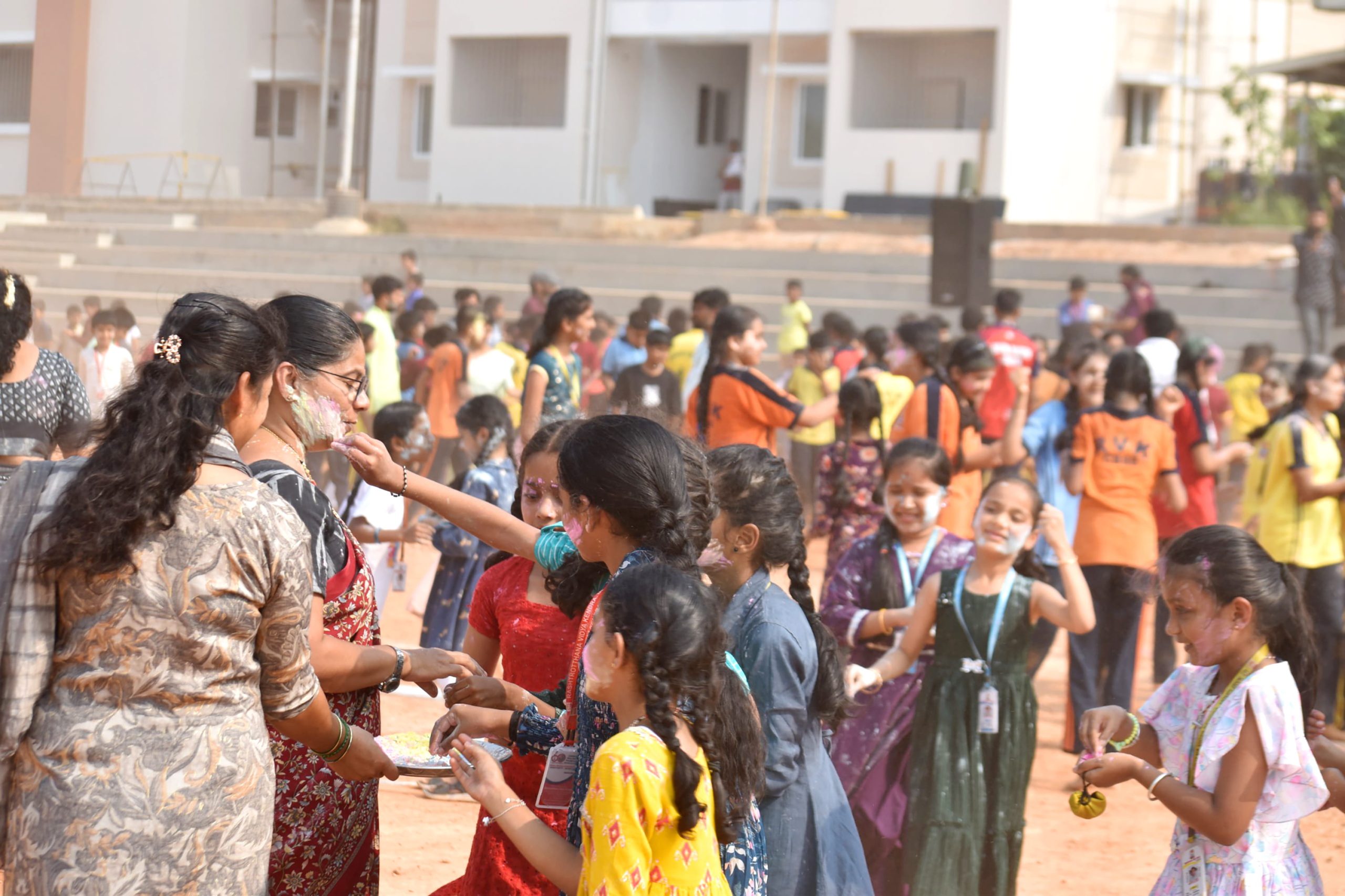 RVK – Udupi, Cherkadi Students Celebrate Holi with Fervour at 2.21