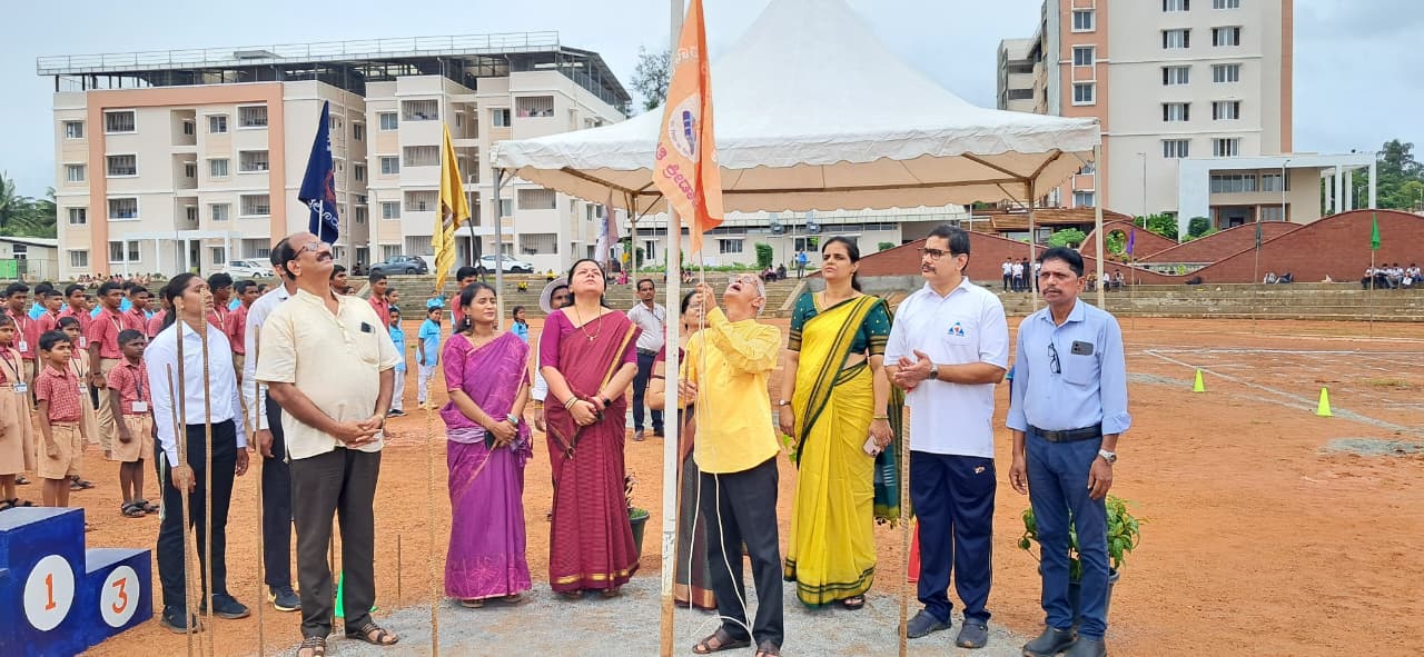 19th Vidya Bharati Karnataka Udupi District Level Sports Meet Inaugurated at RVK -Udupi (7)