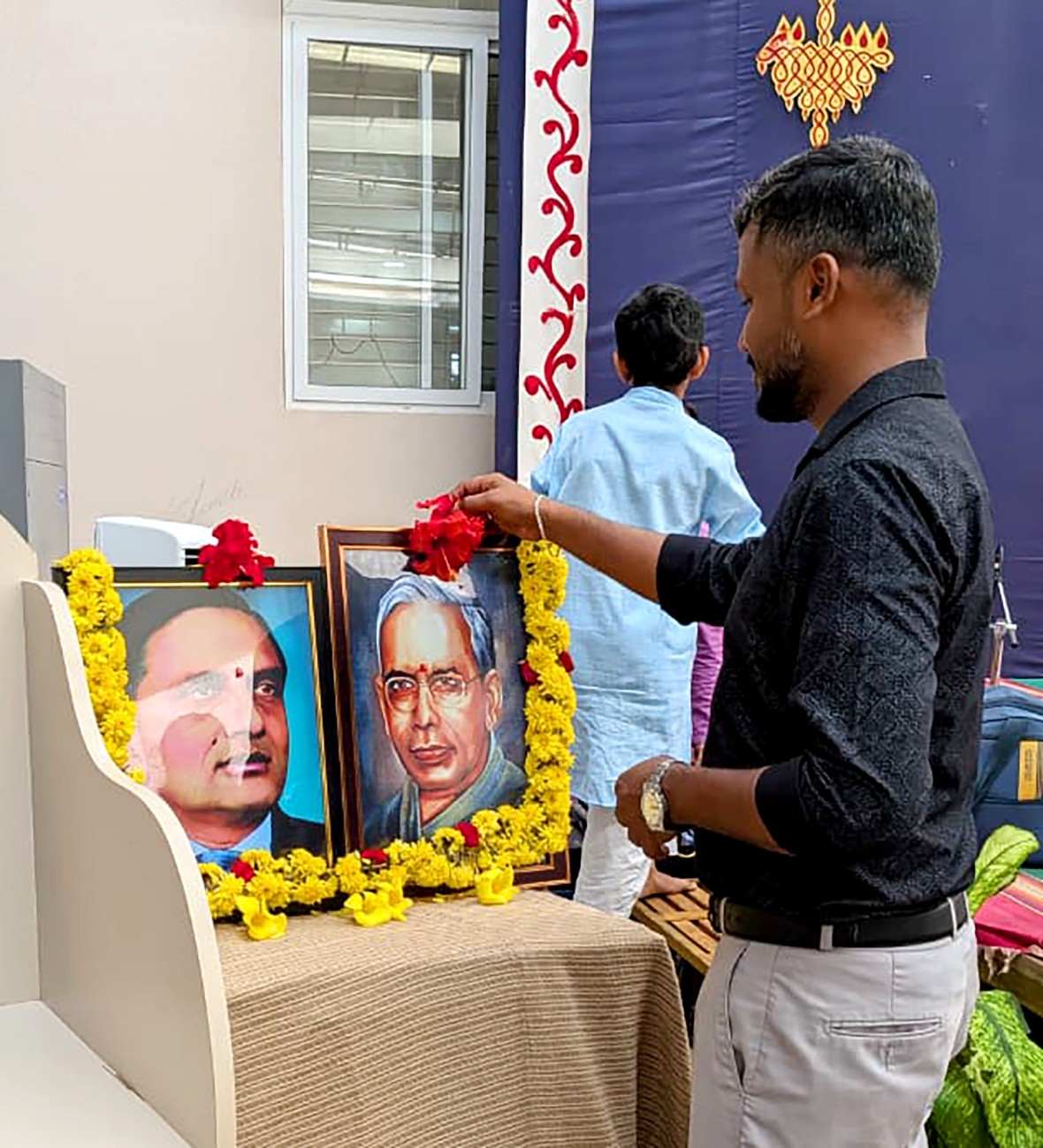 RVK - Udupi Honours Space Pioneer Dr. Sarabhai and Library Science Visionary Dr. S.R. Ranganathan (2)