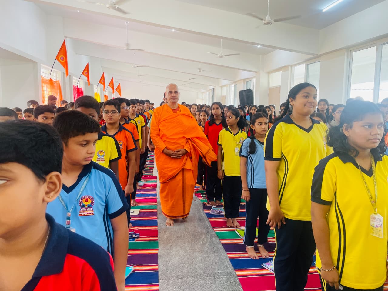 Swamiji Urges Students to Embrace Discipline and Optimism at RVK - Udupi (5)