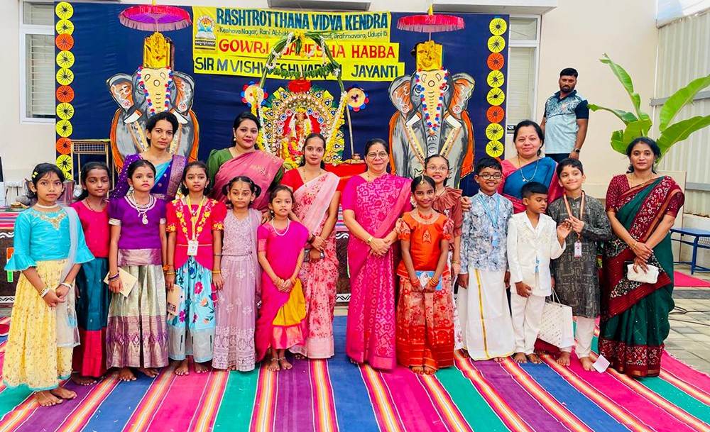 Celebration of Ganesh Chaturthi and Visvesvaraya Jayanti at RVK - Udupi (4)