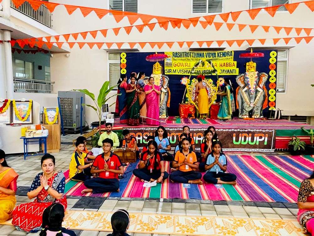 Celebration of Ganesh Chaturthi and Visvesvaraya Jayanti at RVK - Udupi (6)