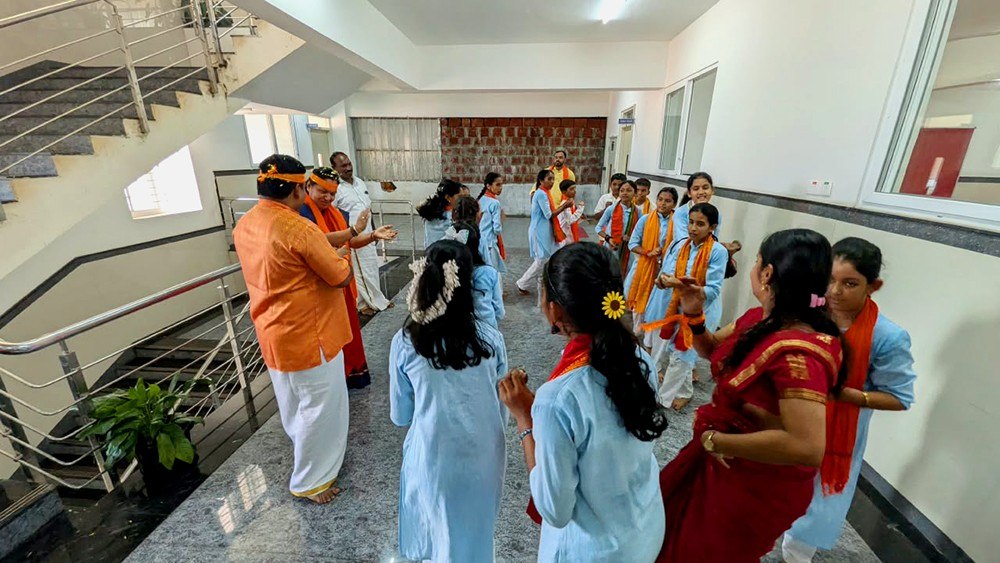 Ganesha Immersion Ceremony Celebrated at RVK and PU College - Udupi (10)
