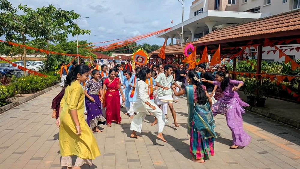Ganesha Immersion Ceremony Celebrated at RVK and PU College - Udupi (11)