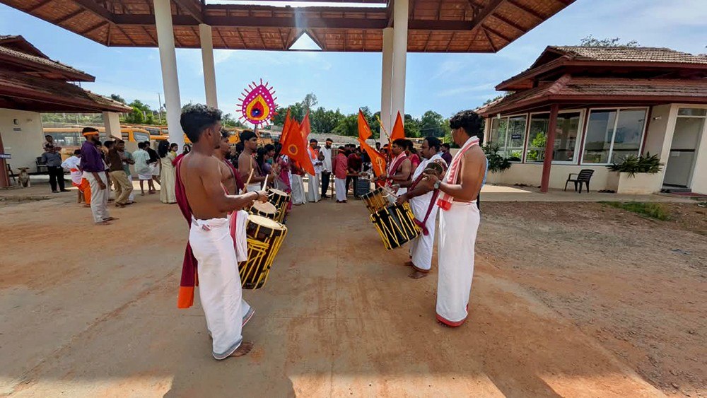 Ganesha Immersion Ceremony Celebrated at RVK and PU College - Udupi (12)