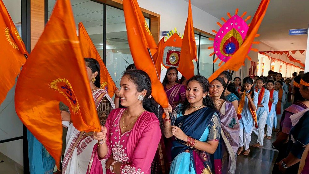 Ganesha Immersion Ceremony Celebrated at RVK and PU College - Udupi (6)