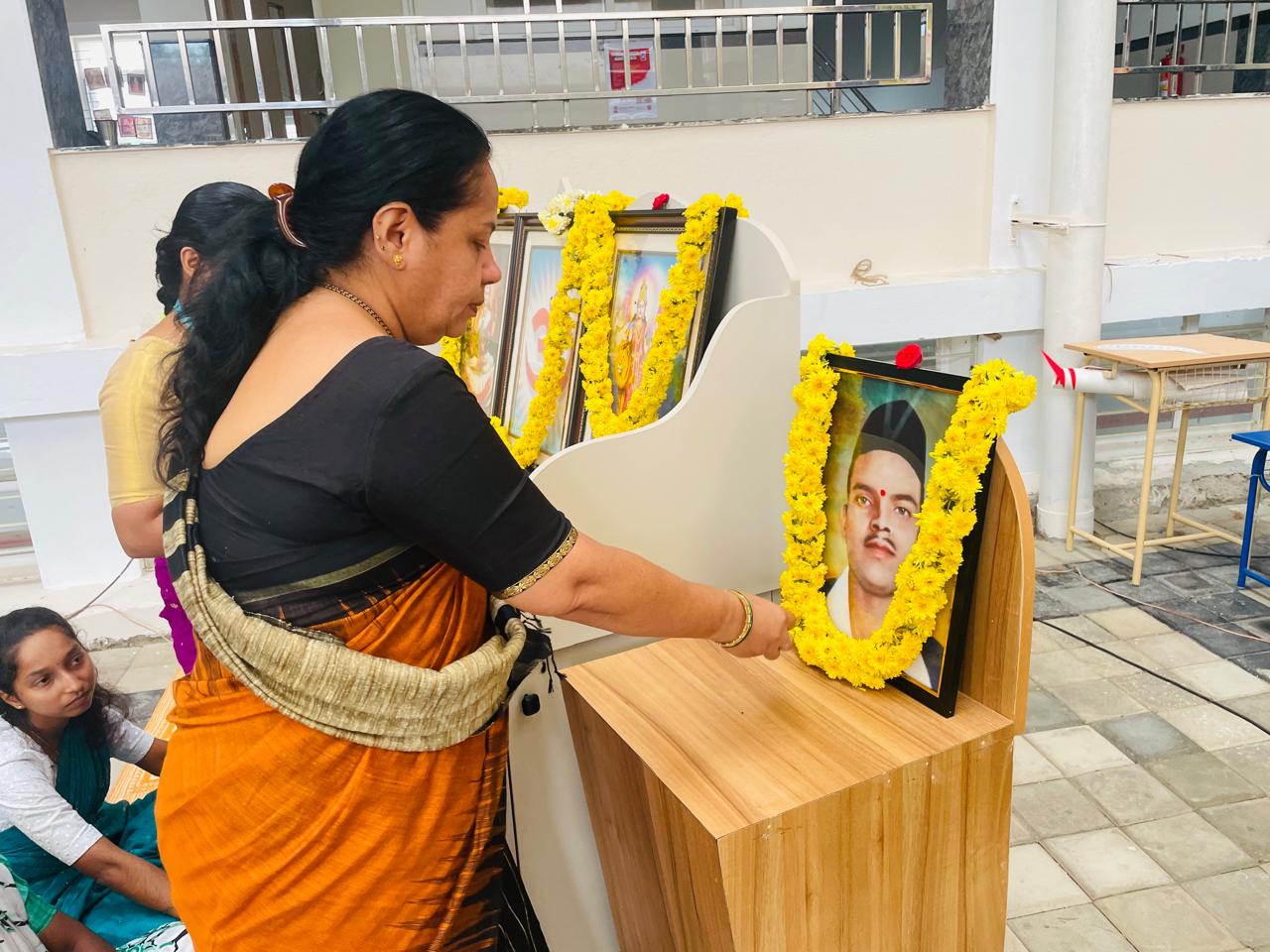 RVK - Cherkadi Celebrates Rajguru Jayanti with Student Speeches and Tributes (2)