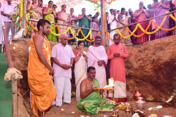 Bhumi Puja performed for RVK – Udupi