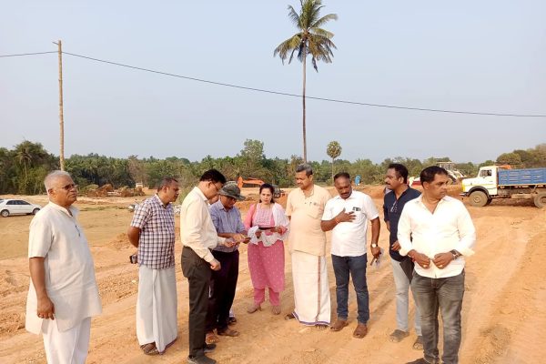 RVK-Udupi Committee Members @ School Construction Site